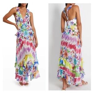 PatBo Bloom Ruffles Dress Brand New Size XS